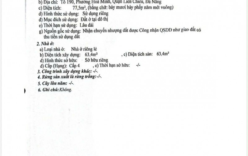 Bán đất kiệt 2 Ô TÔ tránh nhau K66 Trần Đình Tri thông Nguyễn Chánh